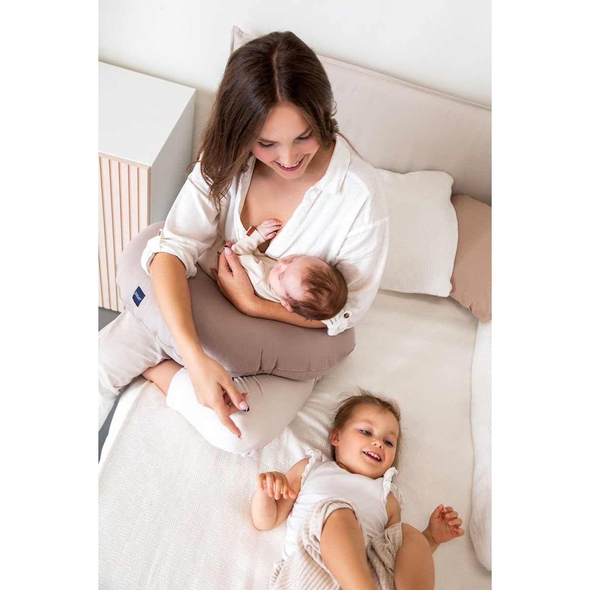 POOFI PODUSZKA DO KARMIENIA ORGANIC CZEKOLADA