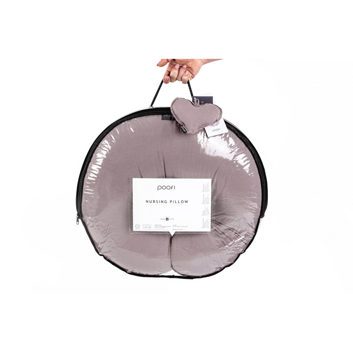 POOFI PODUSZKA DO KARMIENIA ORGANIC LAWENDA