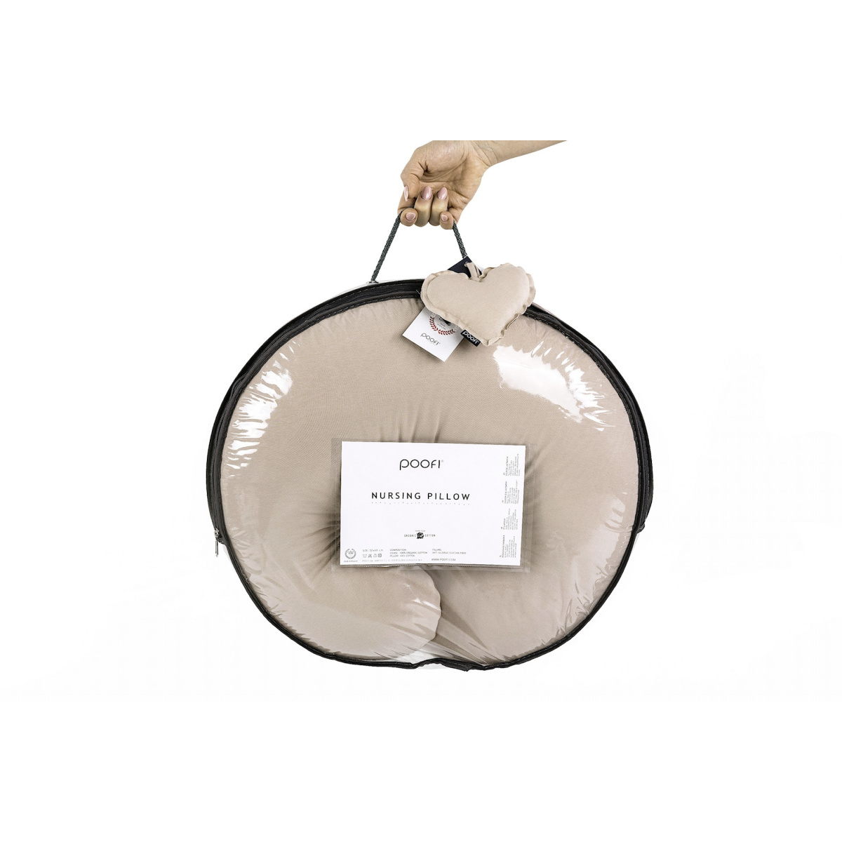 POOFI PODUSZKA DO KARMIENIA ORGANIC NUGAT