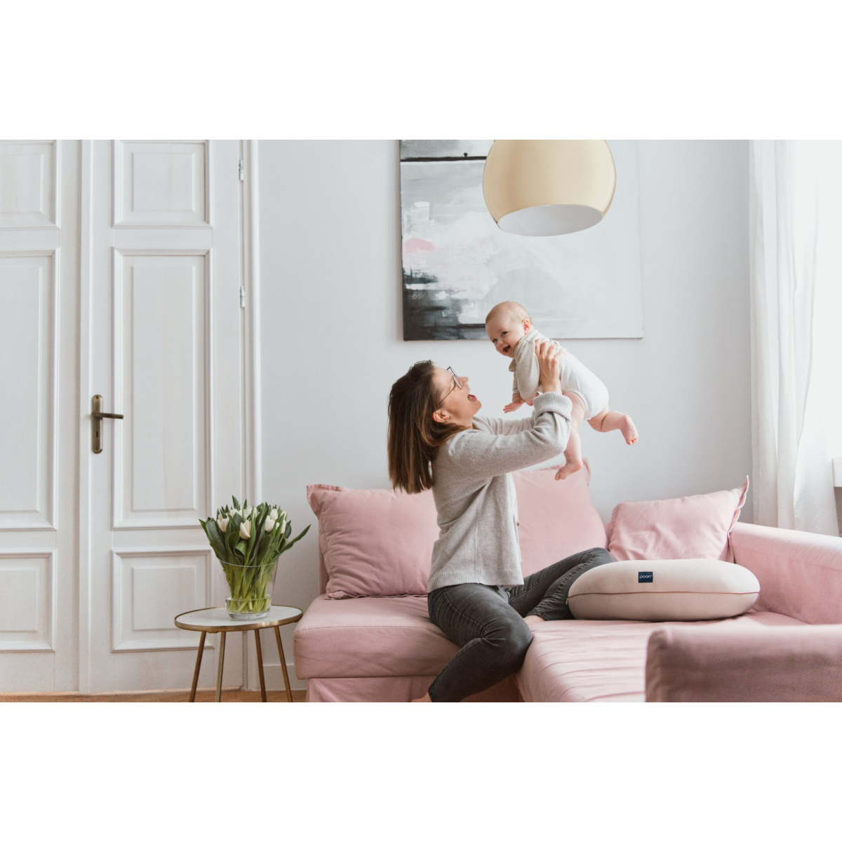 POOFI PODUSZKA DO KARMIENIA ORGANIC NUGAT