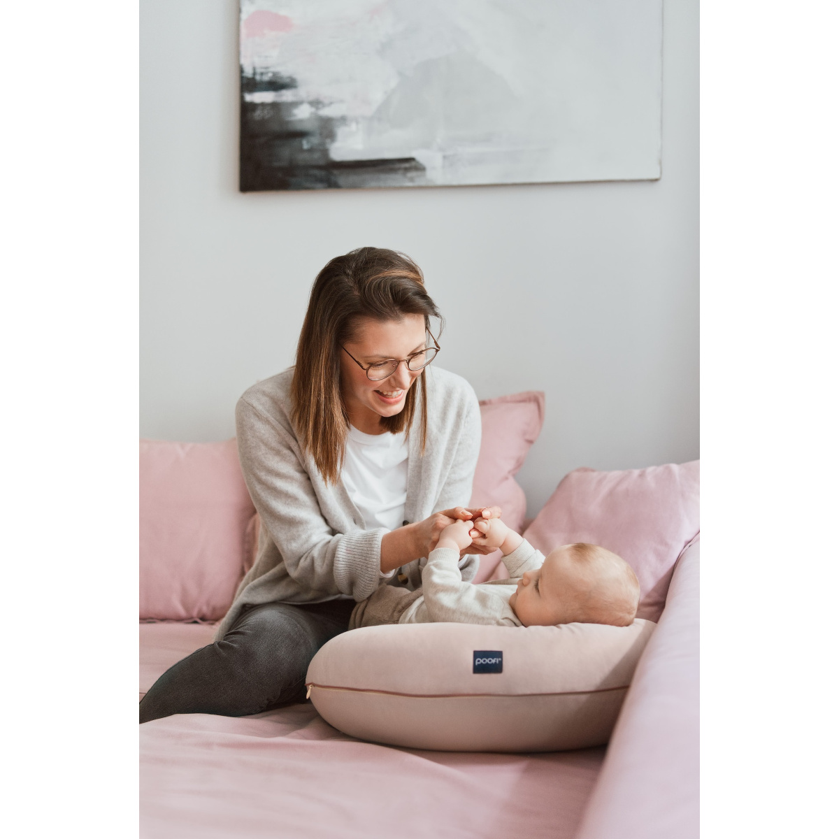 POOFI PODUSZKA DO KARMIENIA ORGANIC NUGAT