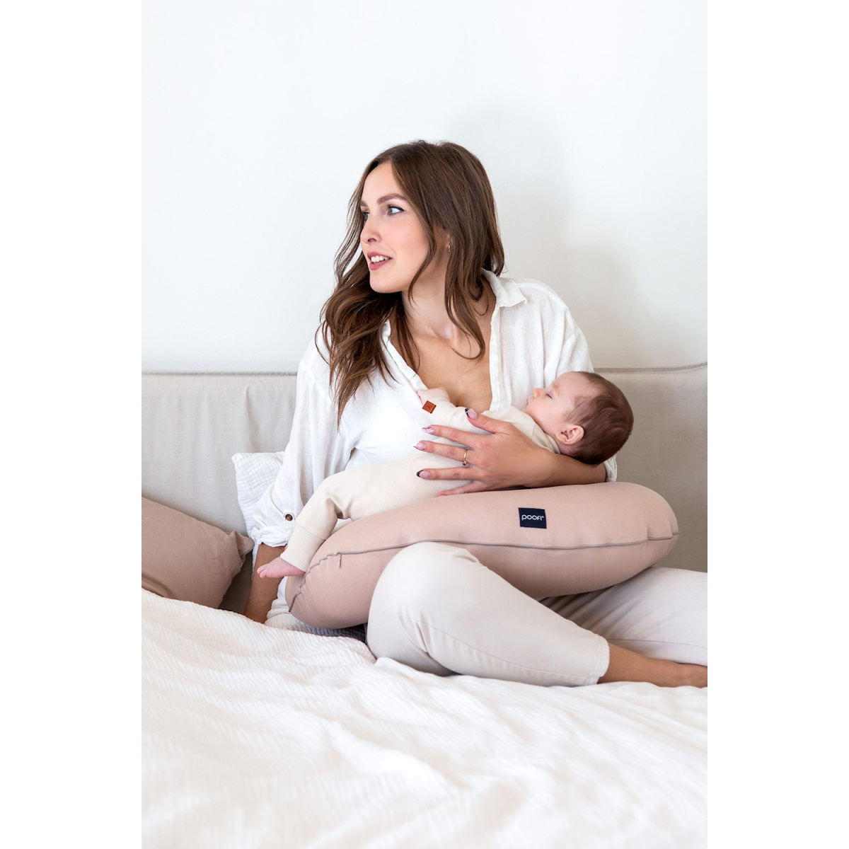 POOFI PODUSZKA DO KARMIENIA ORGANIC NUGAT