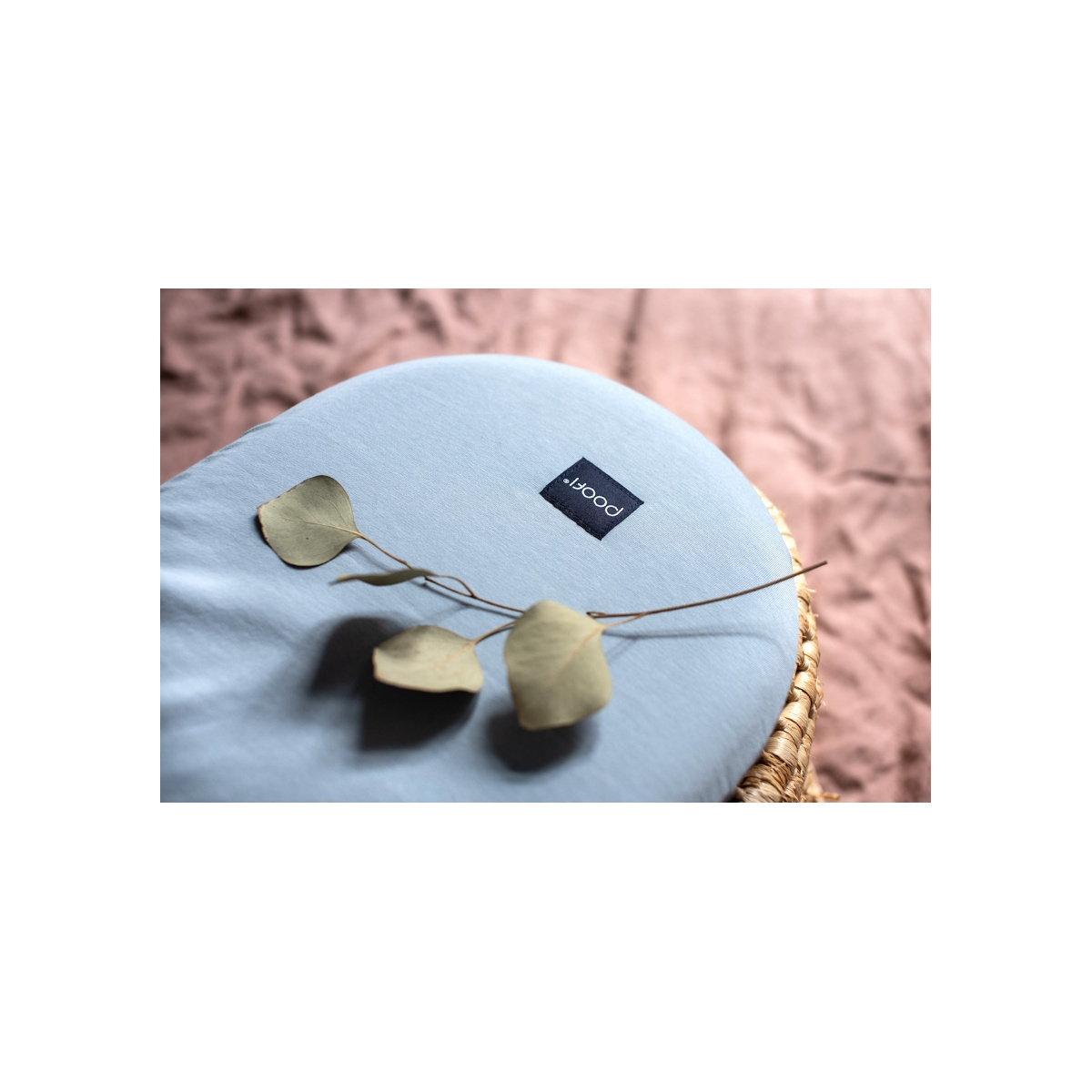 POOFI PRZEŚCIERADŁO DO WÓZKA ORGANIC DUSTY BLUE