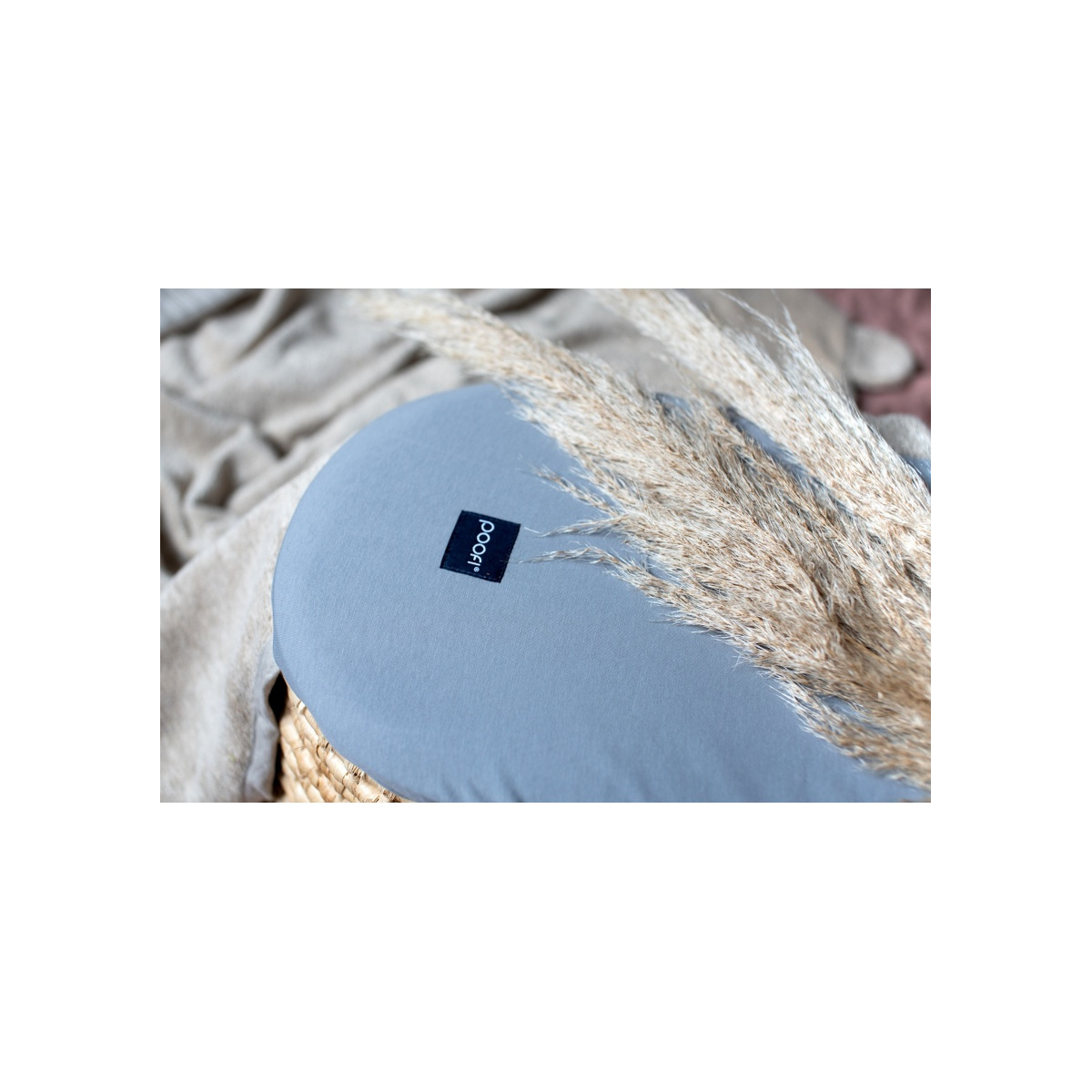 POOFI PRZEŚCIERADŁO DO WÓZKA ORGANIC DUSTY BLUE