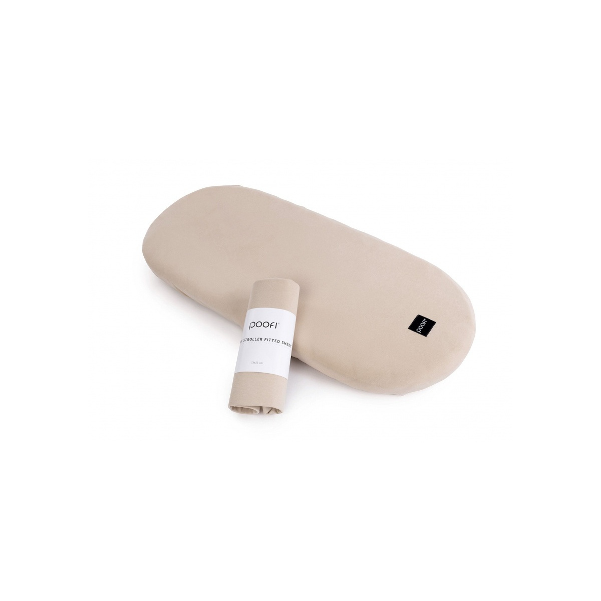 POOFI PRZEŚCIERADŁO DO WÓZKA ORGANIC NUGAT
