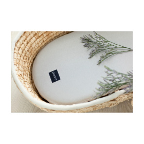 POOFI PRZEŚCIERADŁO DO WÓZKA ORGANIC JASNO SZARY