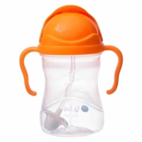 B.BOX BIDON ZE SŁOMKĄ 240ML POMARANCZOWY