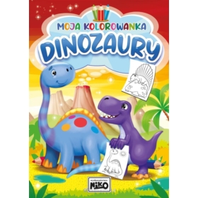 MOJA KOLOROWANKA-DINOZAURY