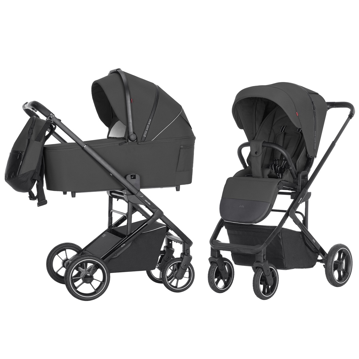 CARRELLO ALFA 2W1 GRAPHITE GREY