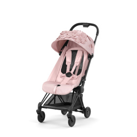CYBEX COYA MATT BLACK PALE BLUSH