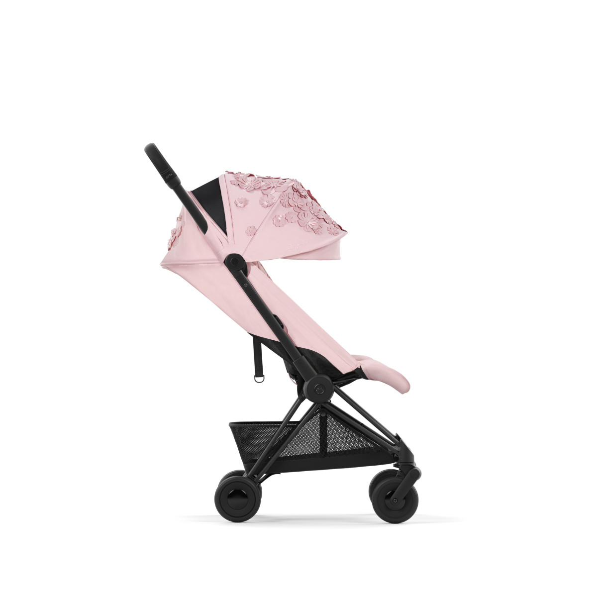 CYBEX COYA MATT BLACK PALE BLUSH