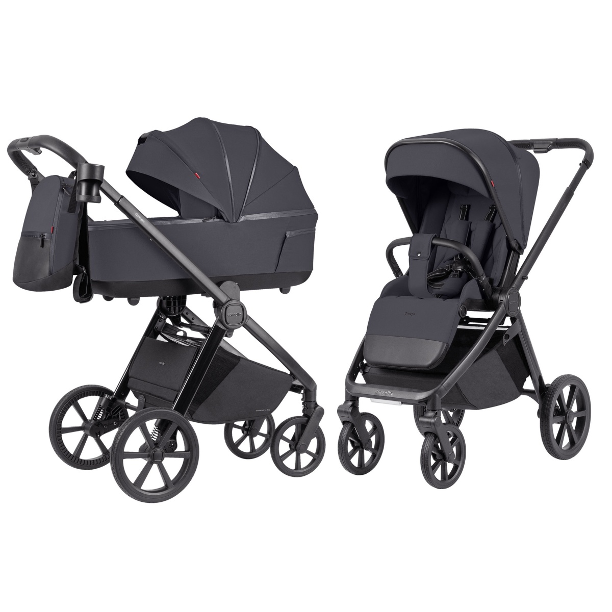 CARRELLO OMEGA PLUS 2W1 METEOR GREY