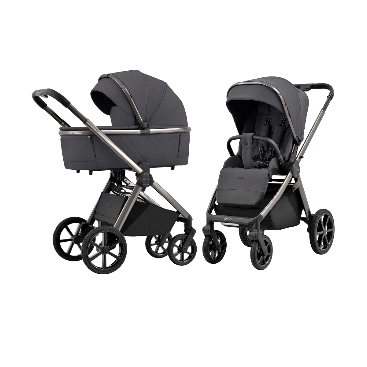 CARRELLO OMEGA 2W1 EXCELLENT GREY