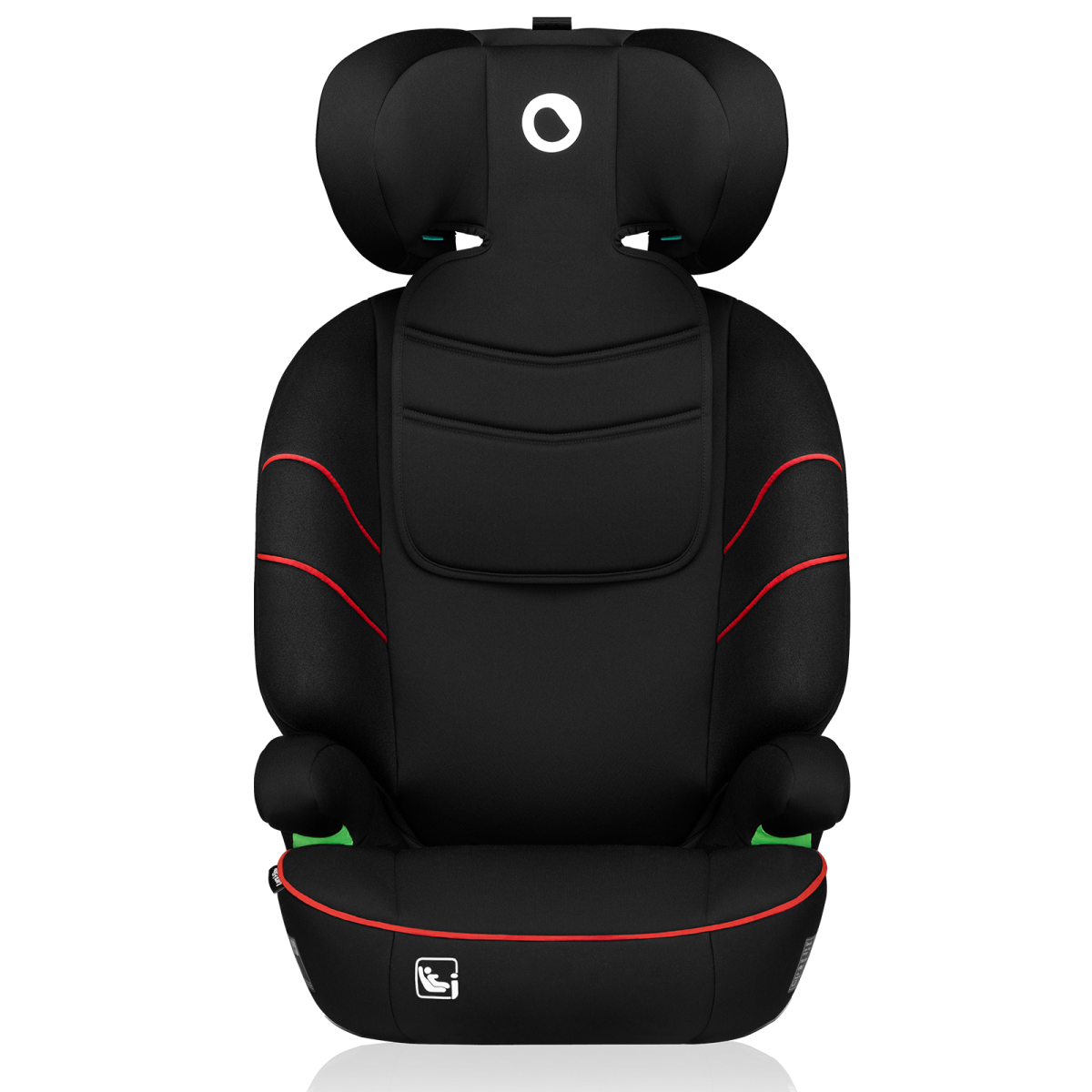 LIONELO LARS I-SIZE SPORTY BLACK RED