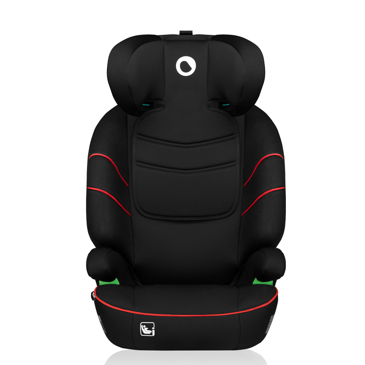 LIONELO LARS I-SIZE SPORTY BLACK RED