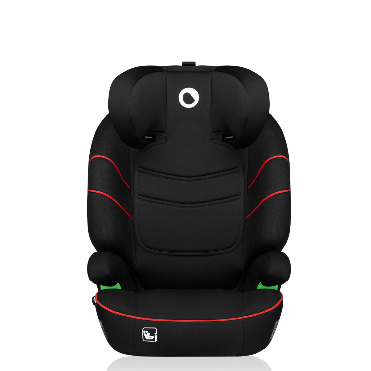 LIONELO LARS I-SIZE SPORTY BLACK RED