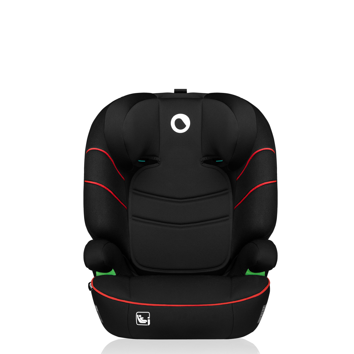 LIONELO LARS I-SIZE SPORTY BLACK RED