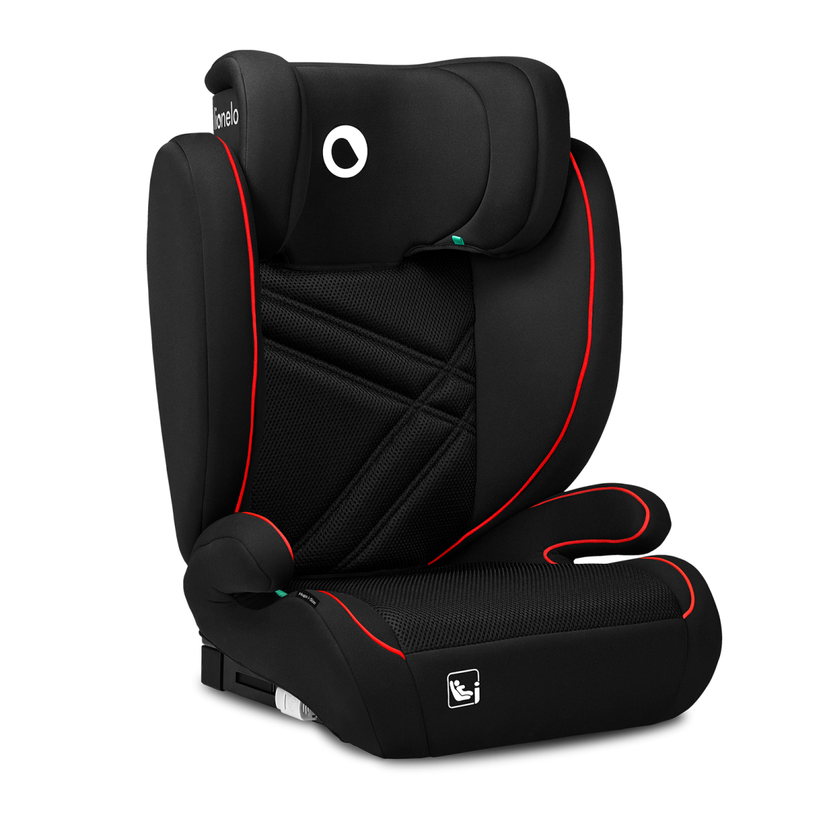 LIONELO HUGO I-SIZE SPORTY BLACK RED