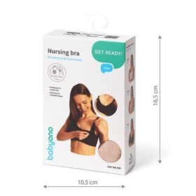 BABYONO BIUSTONOSZ B70-75 CZARNY