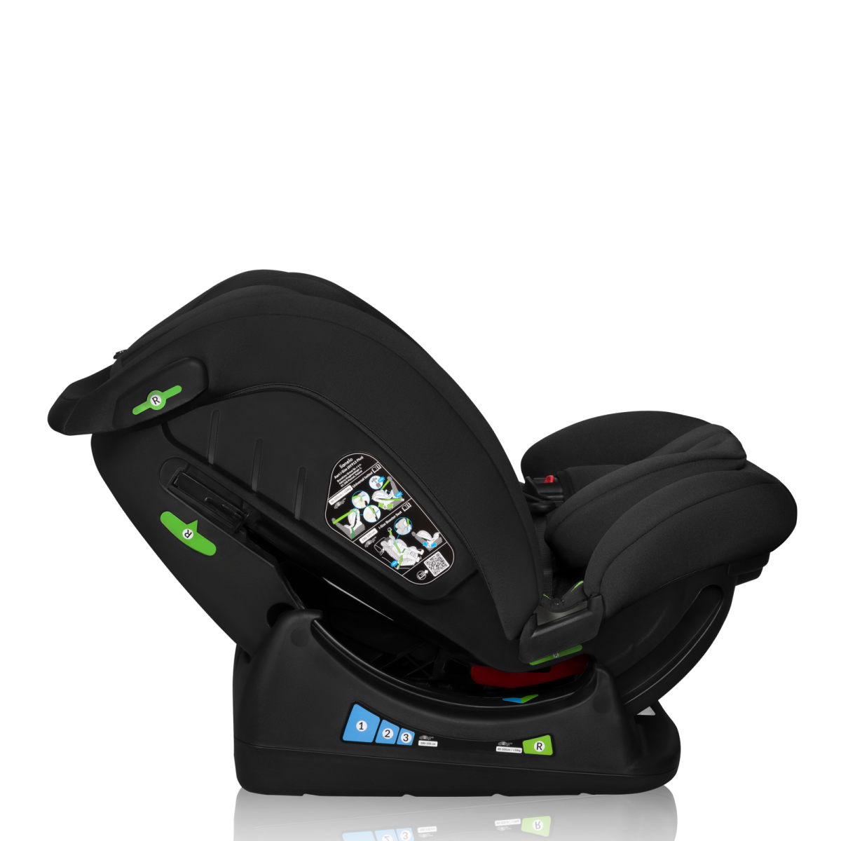 LIONELO IZZY I-SIZE  BLACK CARBON
