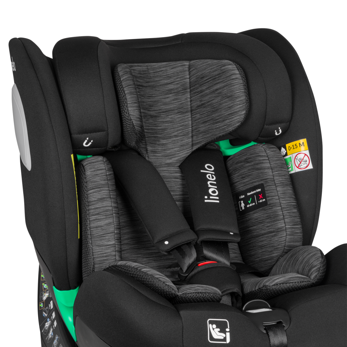 LIONELO BRAAM I-SIZE BLACK CARBON