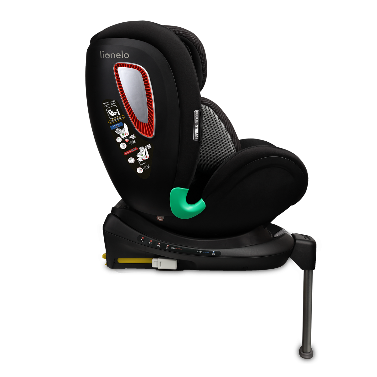 LIONELO ANTOON PLUS I-SIZE BLACK ONYX