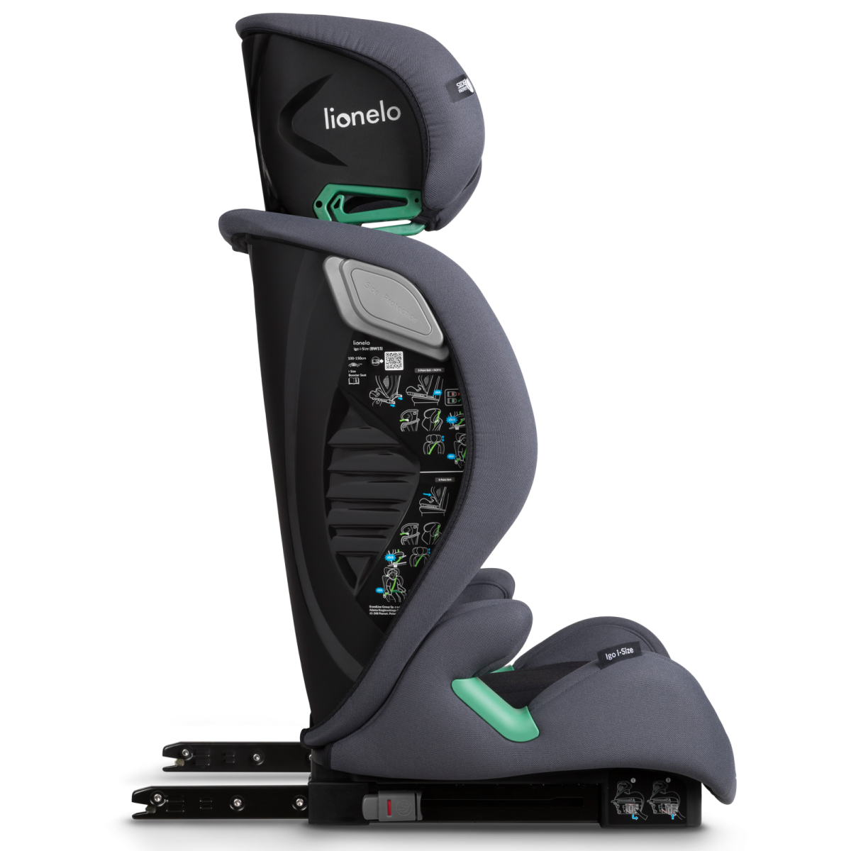 LIONELO IGO I-SIZE GREY GRAPHITE