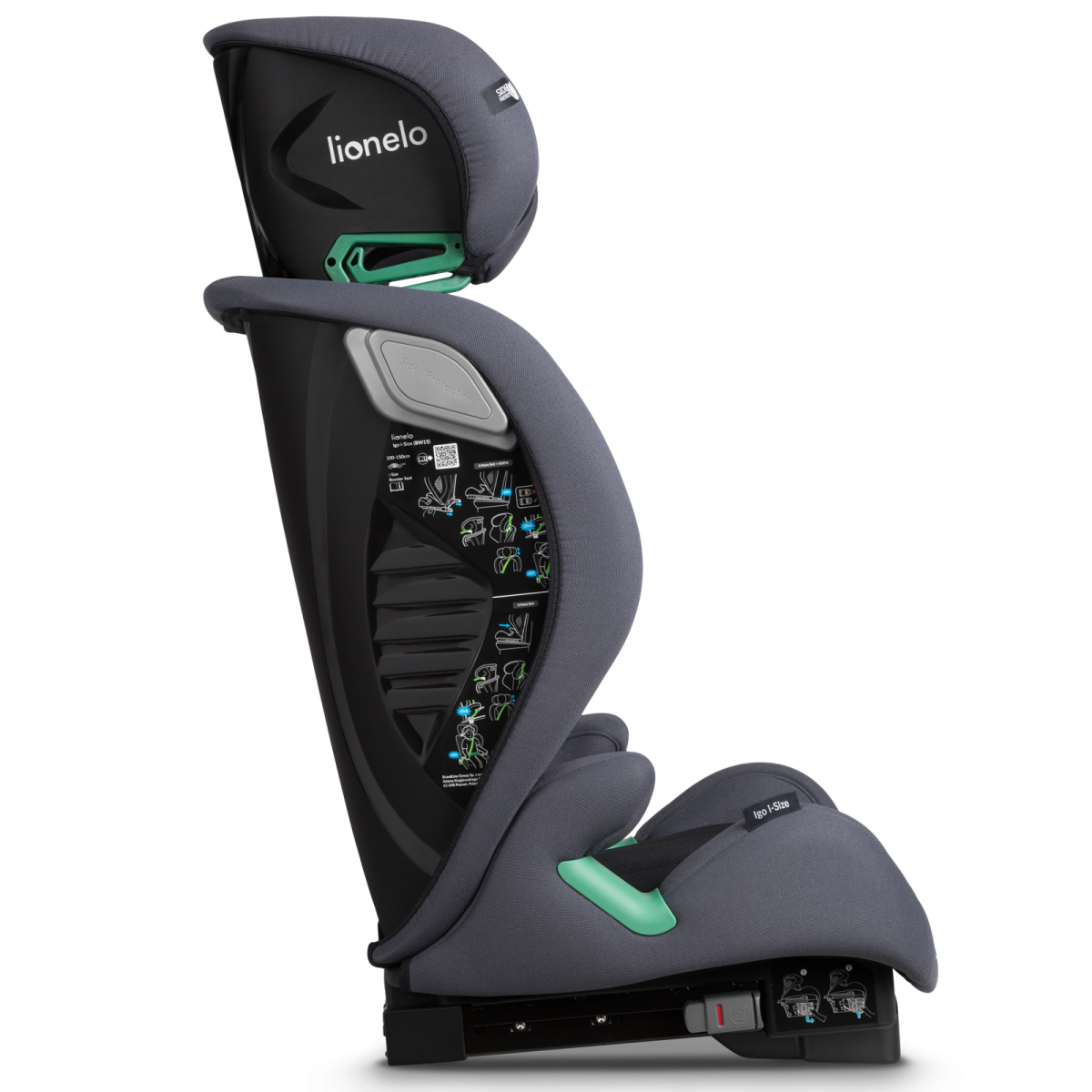 LIONELO IGO I-SIZE GREY GRAPHITE