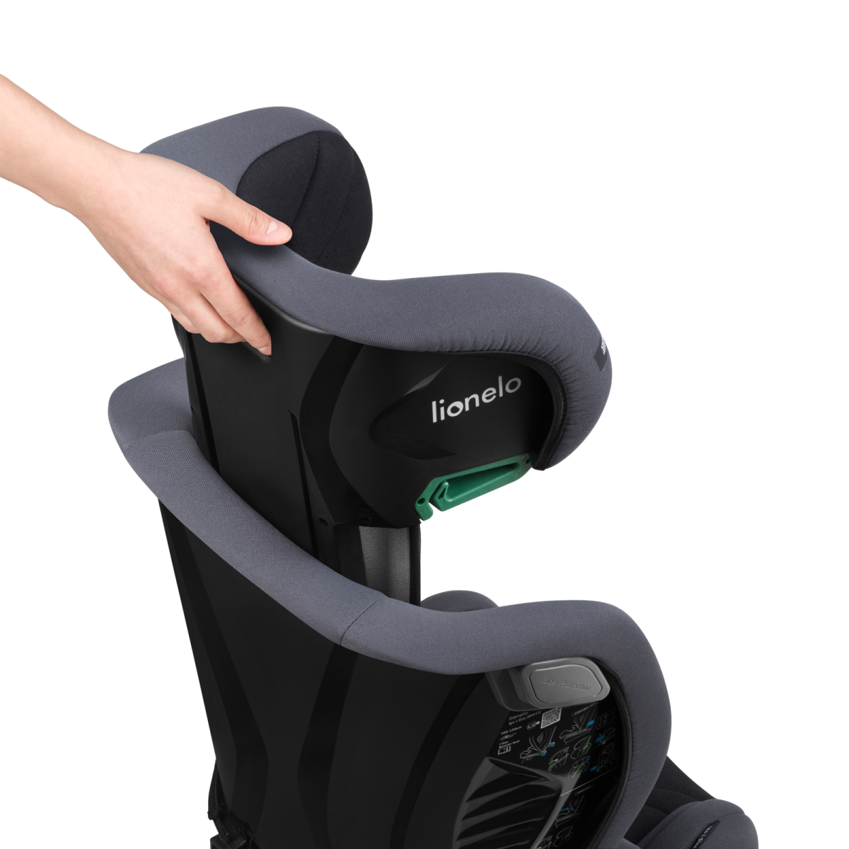 LIONELO IGO I-SIZE GREY GRAPHITE