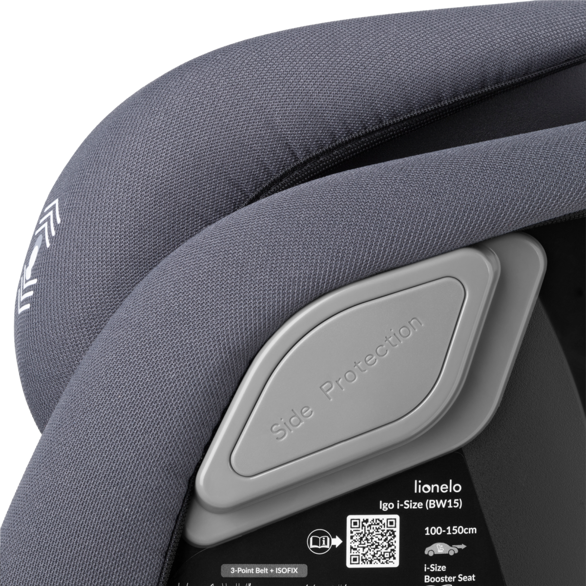 LIONELO IGO I-SIZE GREY GRAPHITE