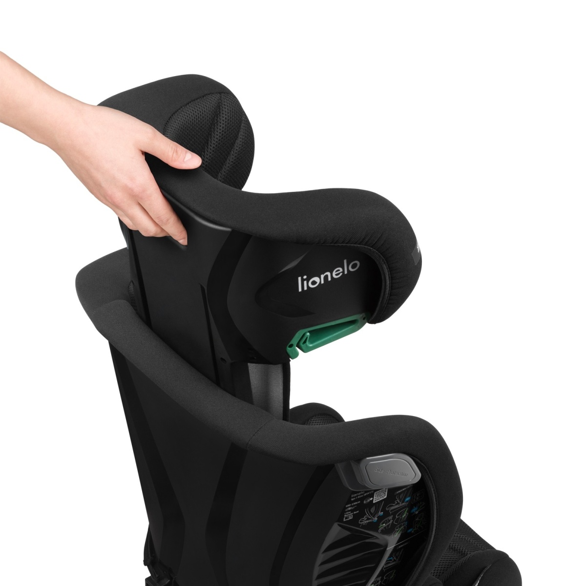 LIONELO IGO I-SIZE BLACK CARBON