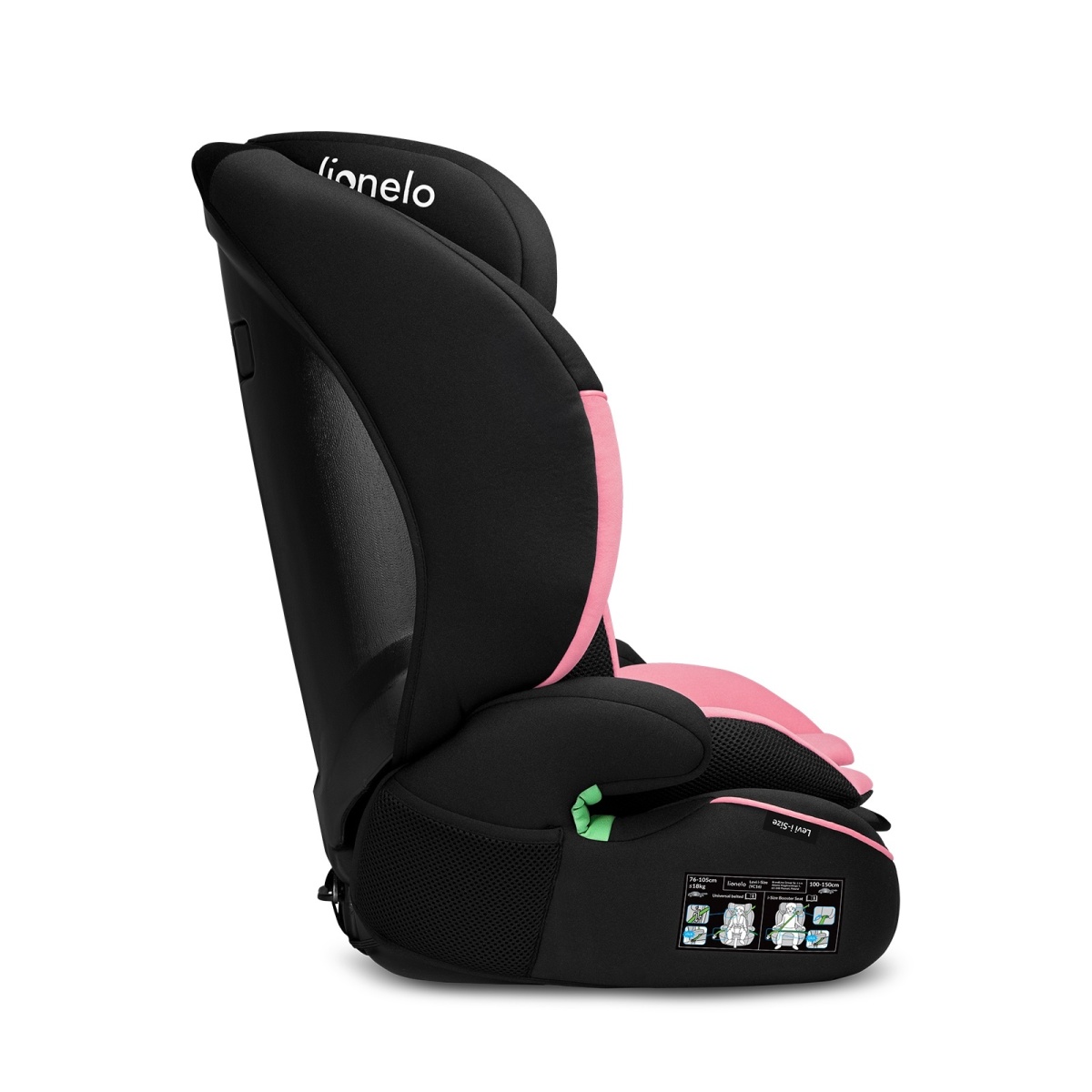 LIONELO LEVI I-SIZE PINK BABY
