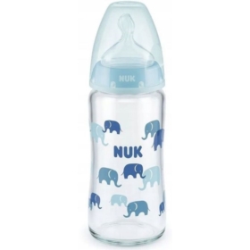 NUK BUTELKA SZKŁO FIRST CHOICE 240ML 0-6M SILIKON