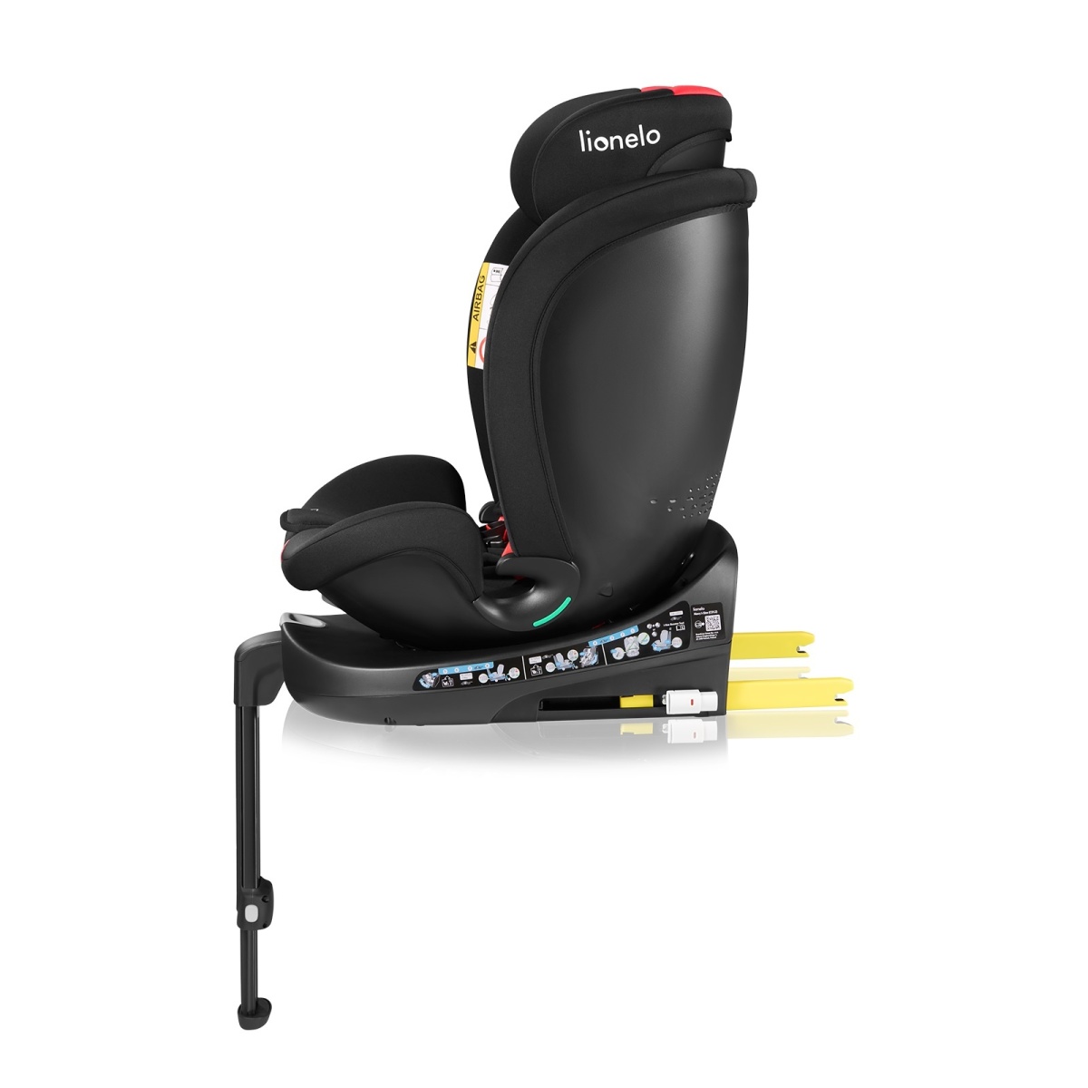 LIONELO NAVY I-SIZE BLACK RED