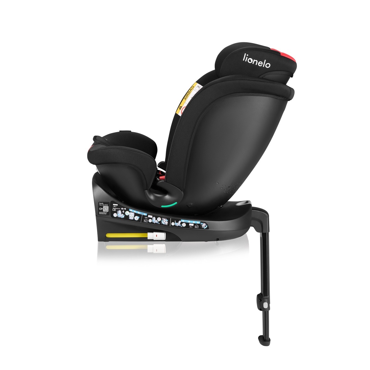 LIONELO NAVY I-SIZE BLACK RED