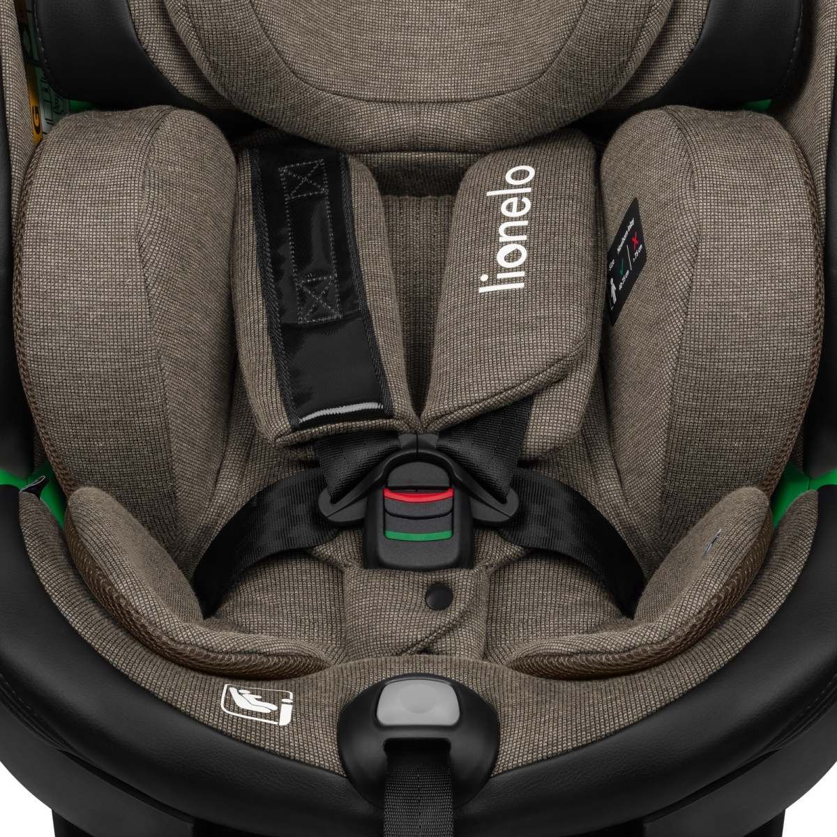 LIONELO HARMONY I-SIZE GREEN OLIVE LEATHER