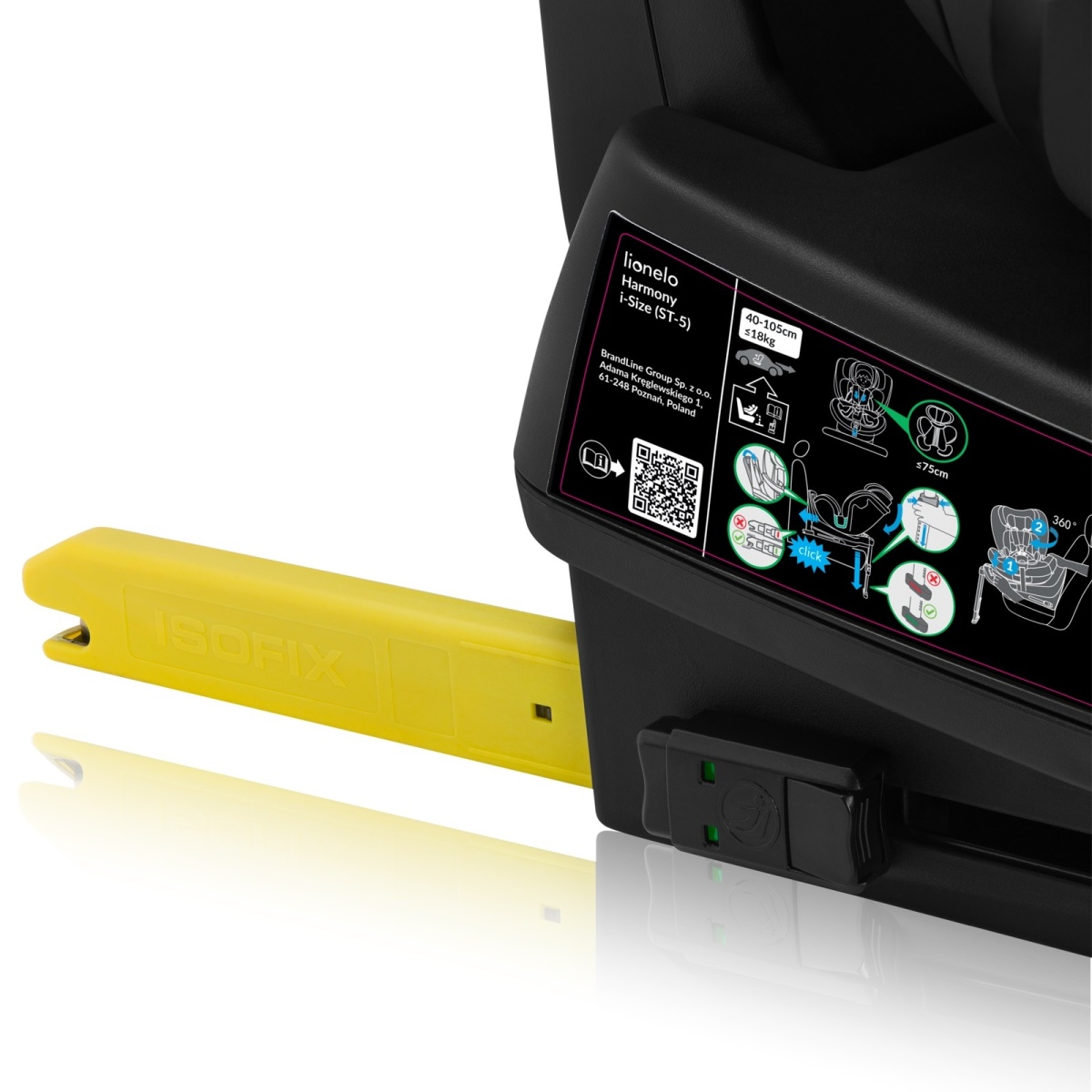 LIONELO HARMONY I-SIZE RED BRICK BAMBOO