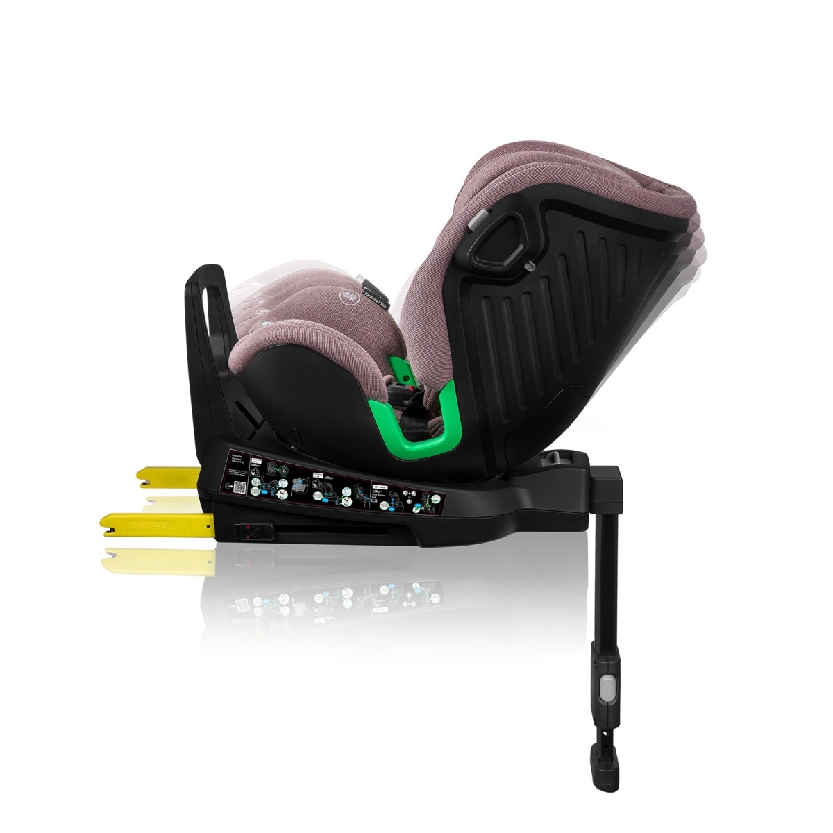 LIONELO HARMONY I-SIZE PINK MAUVE BAMBOO