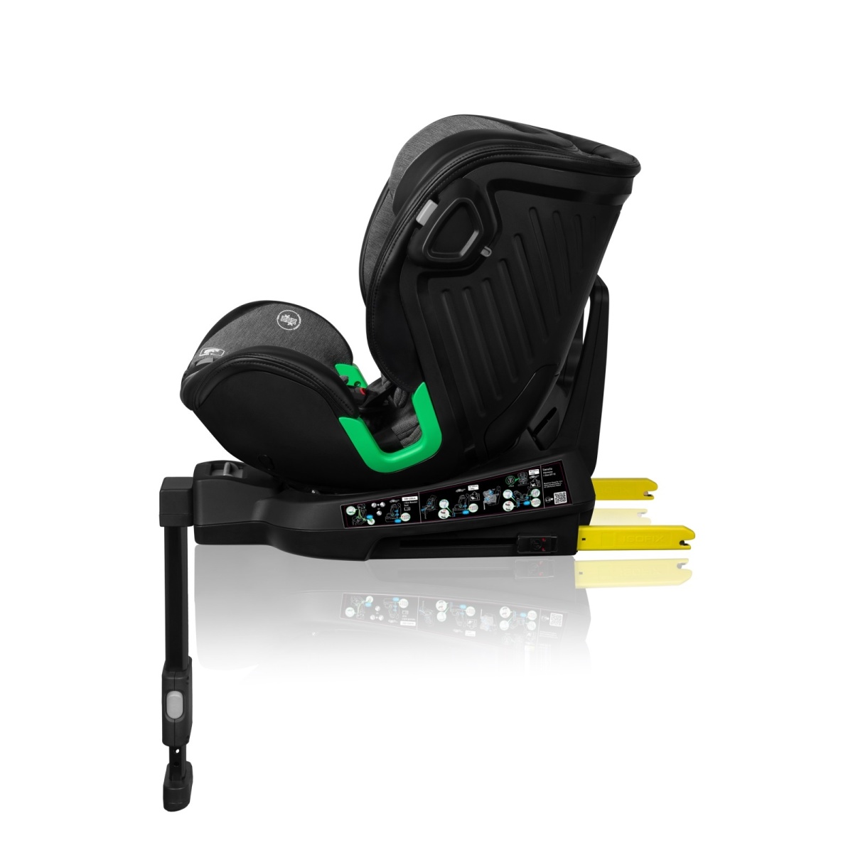 LIONELO HARMONY I-SIZE GREY GRAPHITE LEATHER