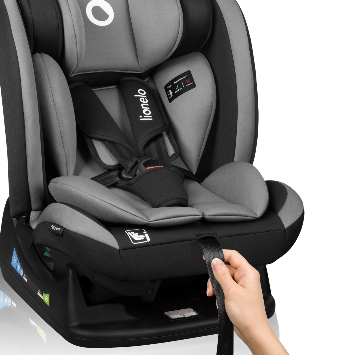 LIONELO AART I-SIZE GREY GRAPHITE