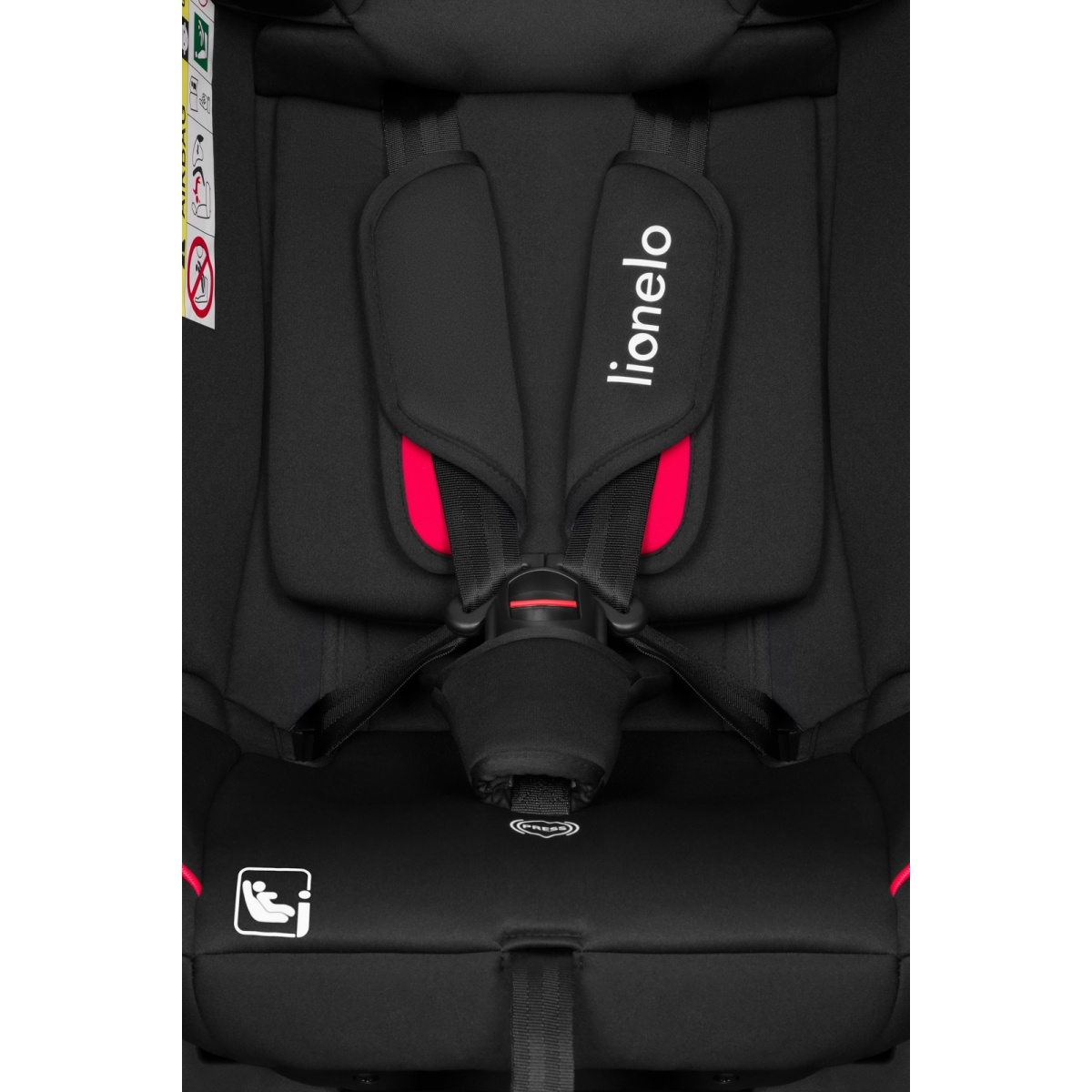 LIONELO AART I-SIZE BLACK CARBON