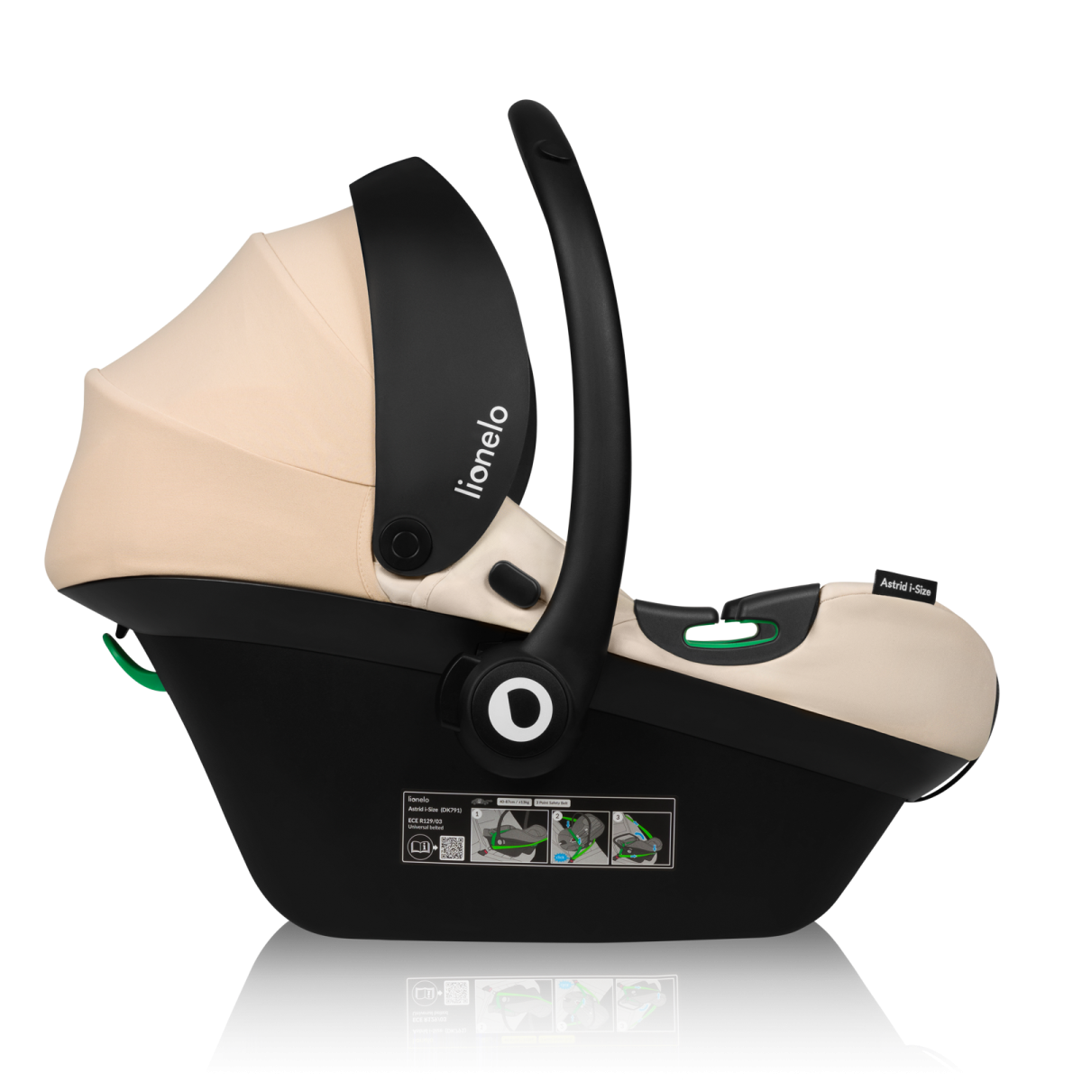 LIONELO ASTRID I-SIZE BEIGE SEND