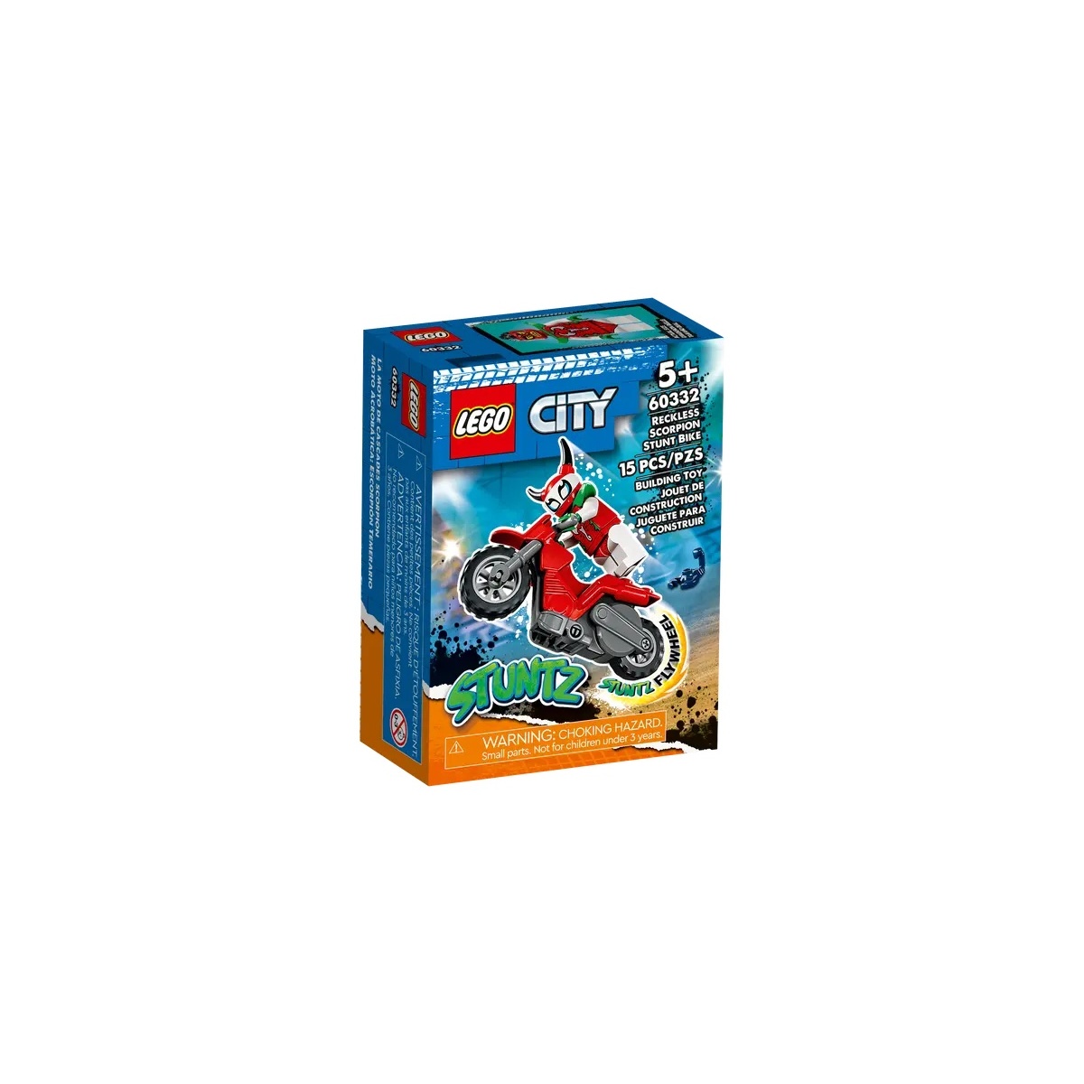 60332 LEGO CITY 5+ Motocykl kask.braw.skorp
