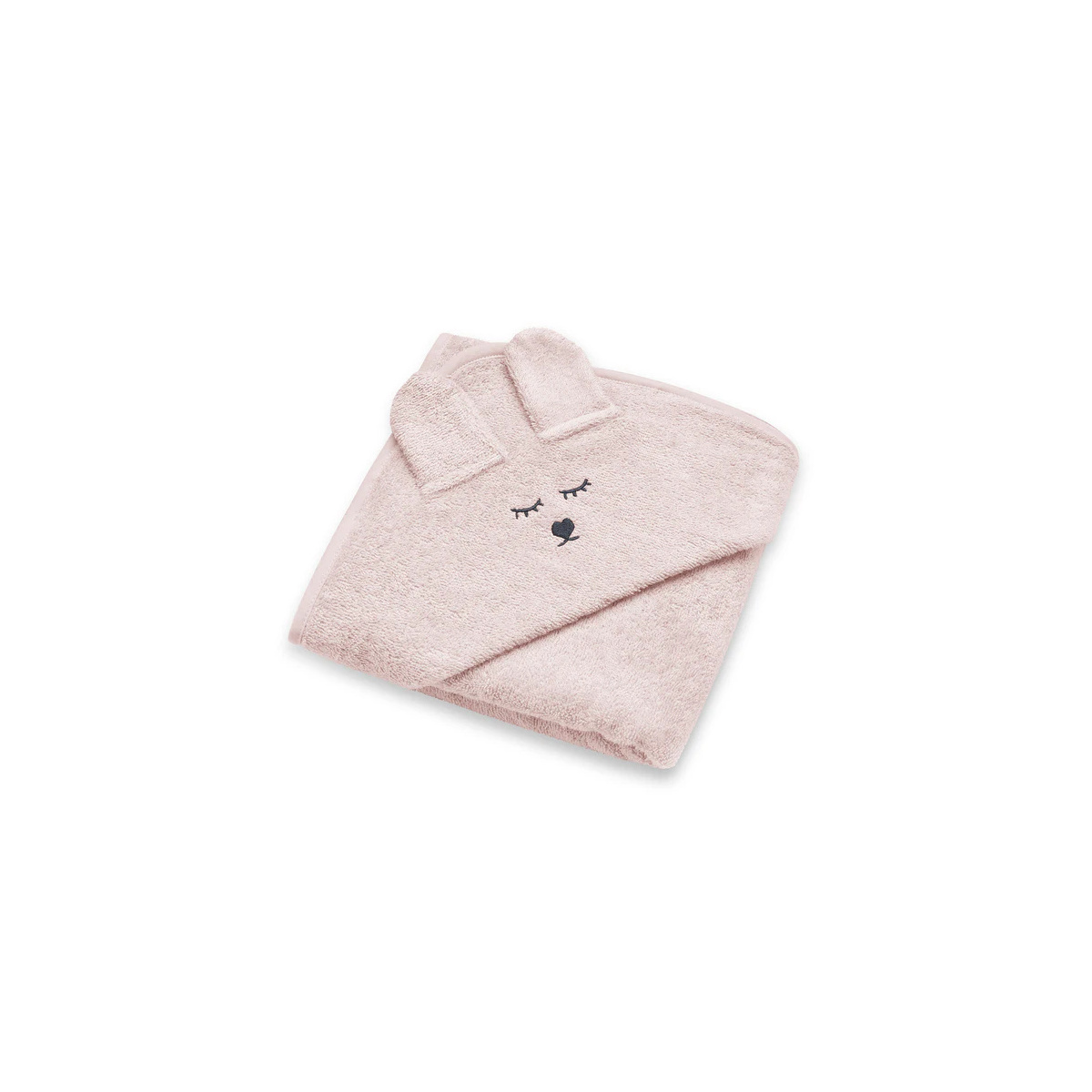 YOSOY RĘCZNIK BAMBUSOWY Z USZAMI 100X100 RÓŻOWY