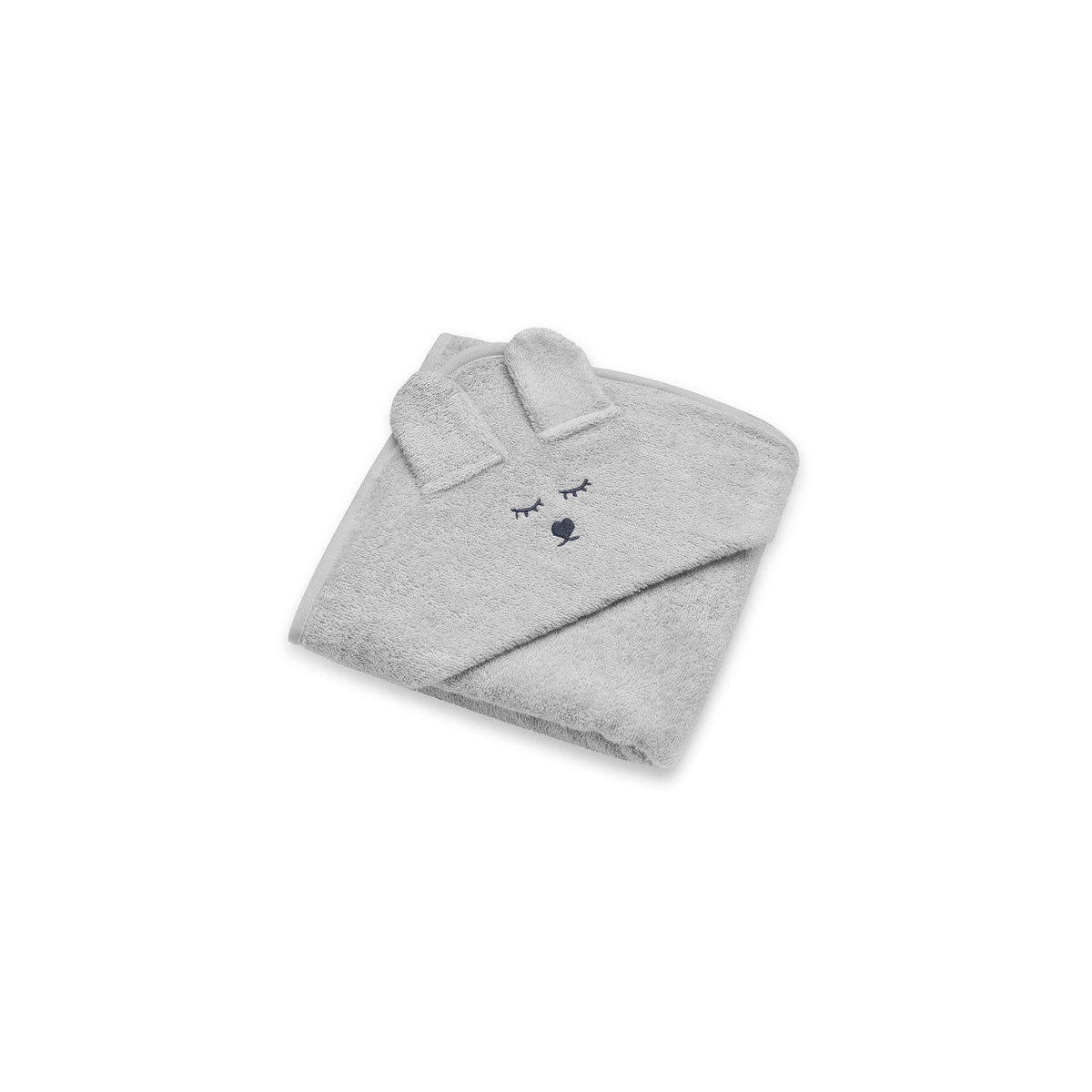 YOSOY RĘCZNIK BAMBUSOWY Z USZAMI 100X100 SZARY