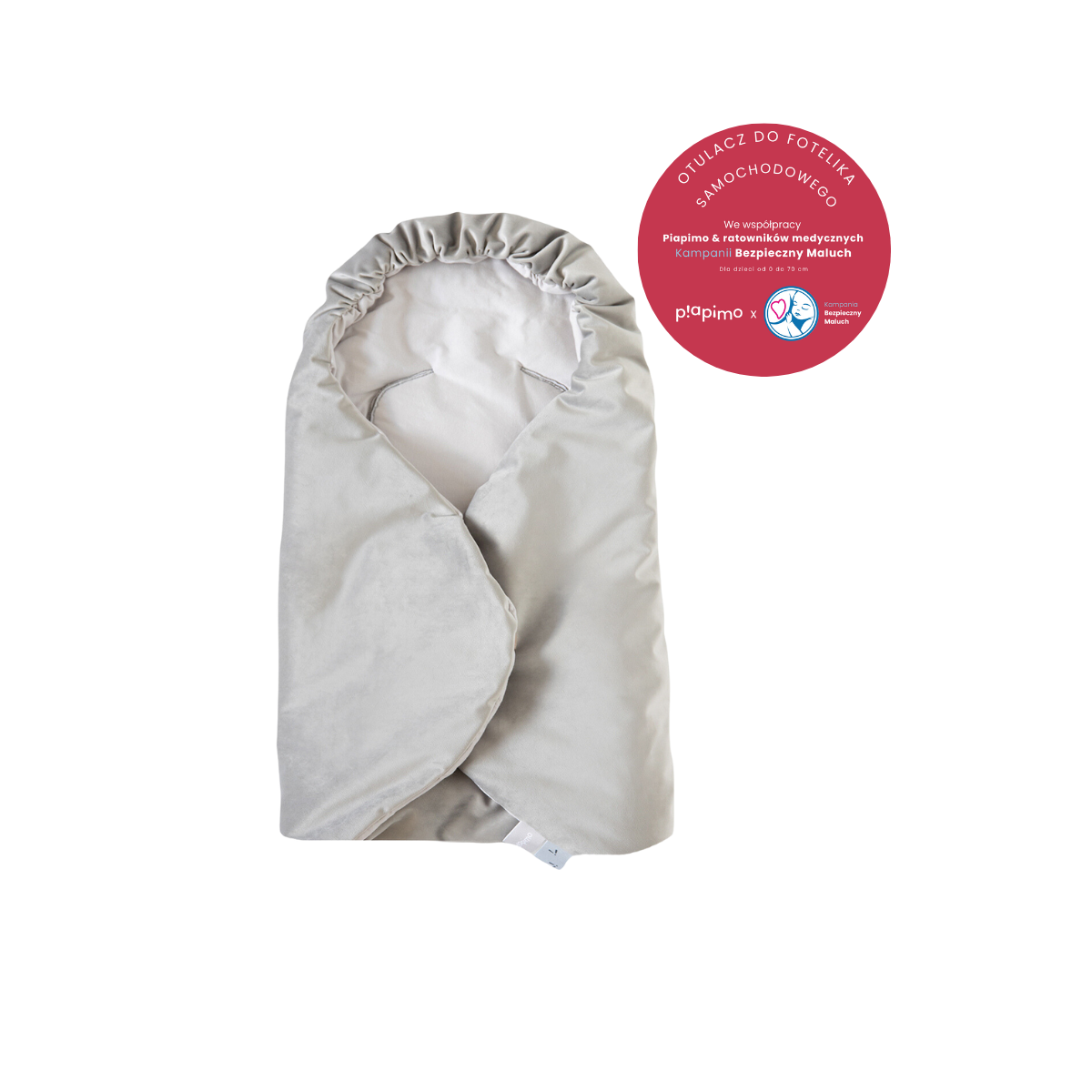 PIAPIMO OTULACZ DO FOTELIKA SZARY