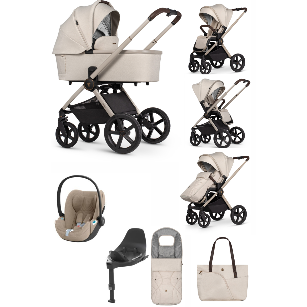 ZESTAW 4W1 VENICCI UPLINE 2 + CYBEX CLOUD T PLUS + BAZA ISOFIX