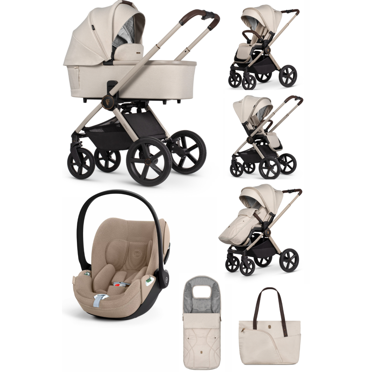 ZESTAW 3W1 VENICCI UPLINE 2 + CYBEX CLOUD T PLUS