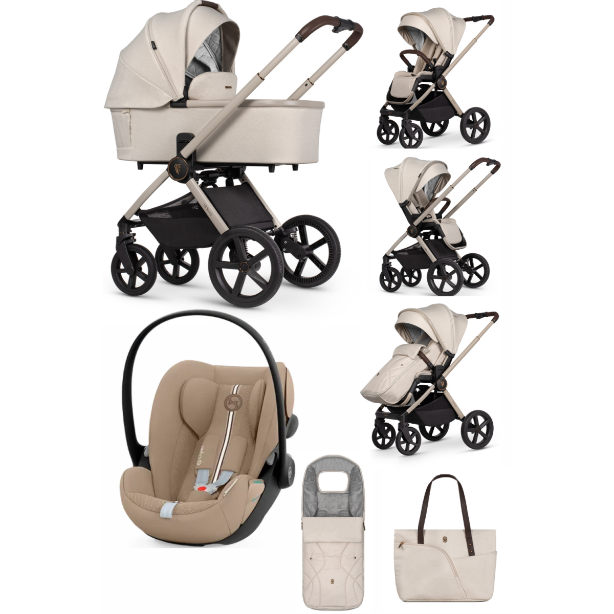 ZESTAW 3W1 VENICCI UPLINE 2 + CYBEX CLOUD G PLUS
