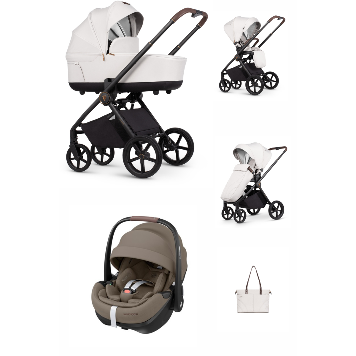 ZESTAW 3W1 VENICCI CLARO + MAXI COSI PEBBLE PRO 2